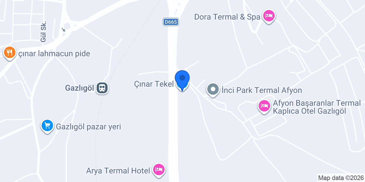 Çınar Tekel konumu
