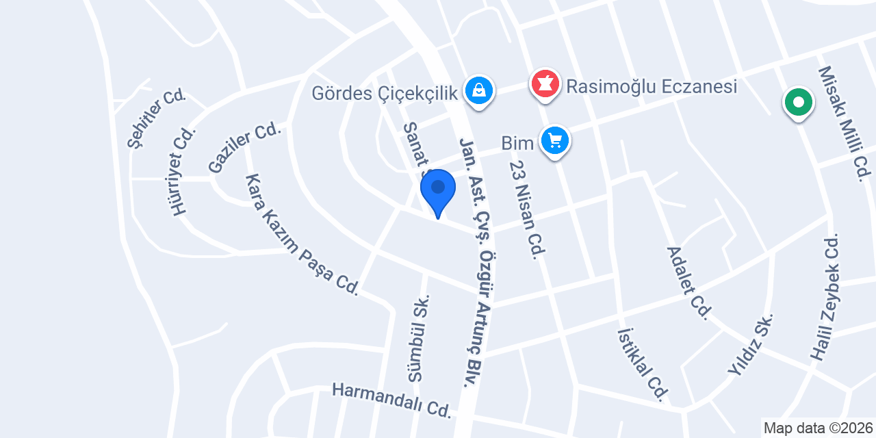 GÖRDES ŞAFAK ROLL EKMEK konumu