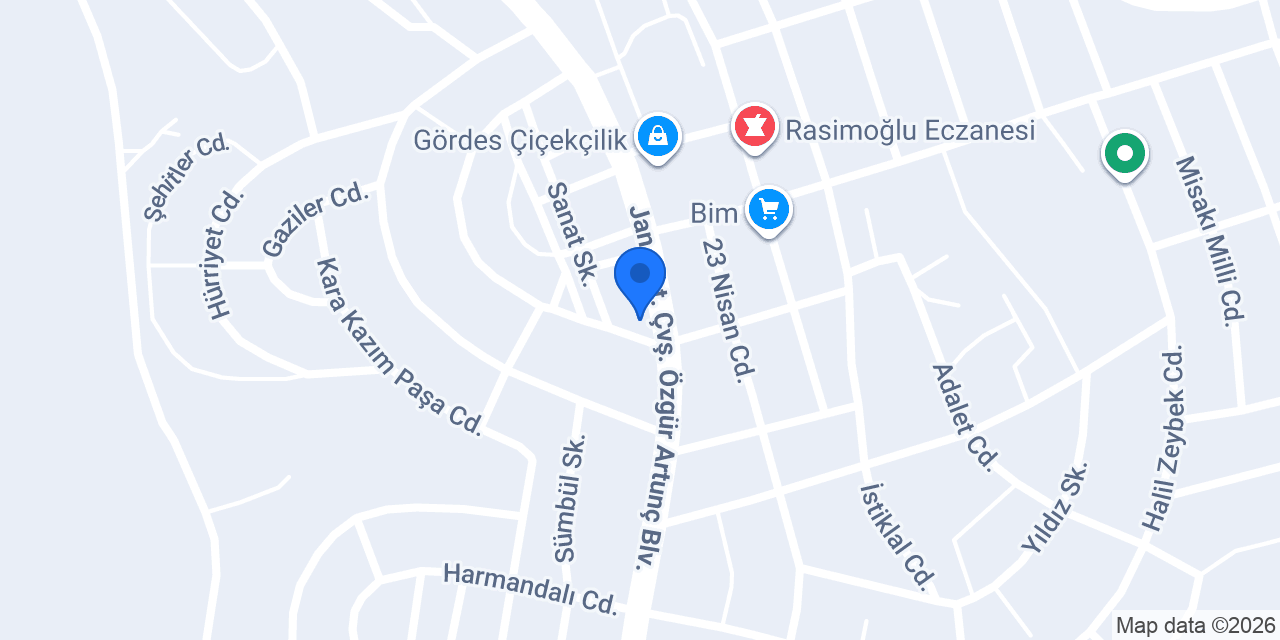 Gördes Reyhan Çiçekçilik konumu