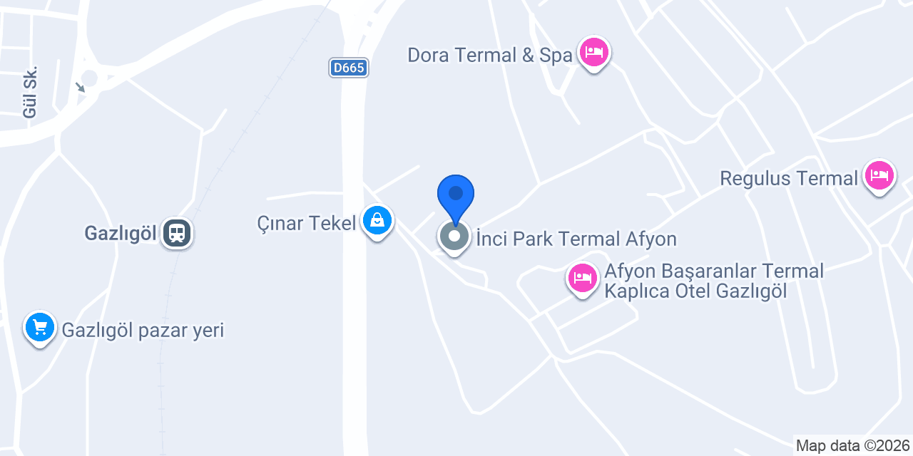Reisoğlu My Termal Otel konumu