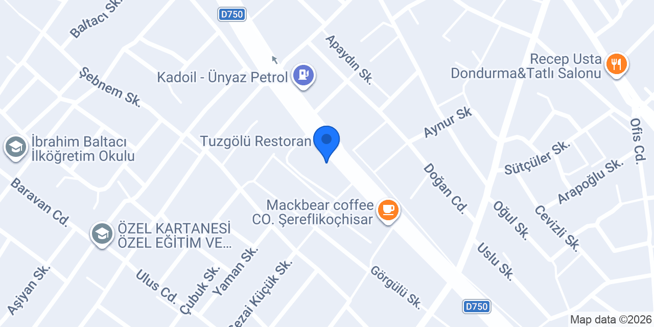 Dekar Tarım konumu