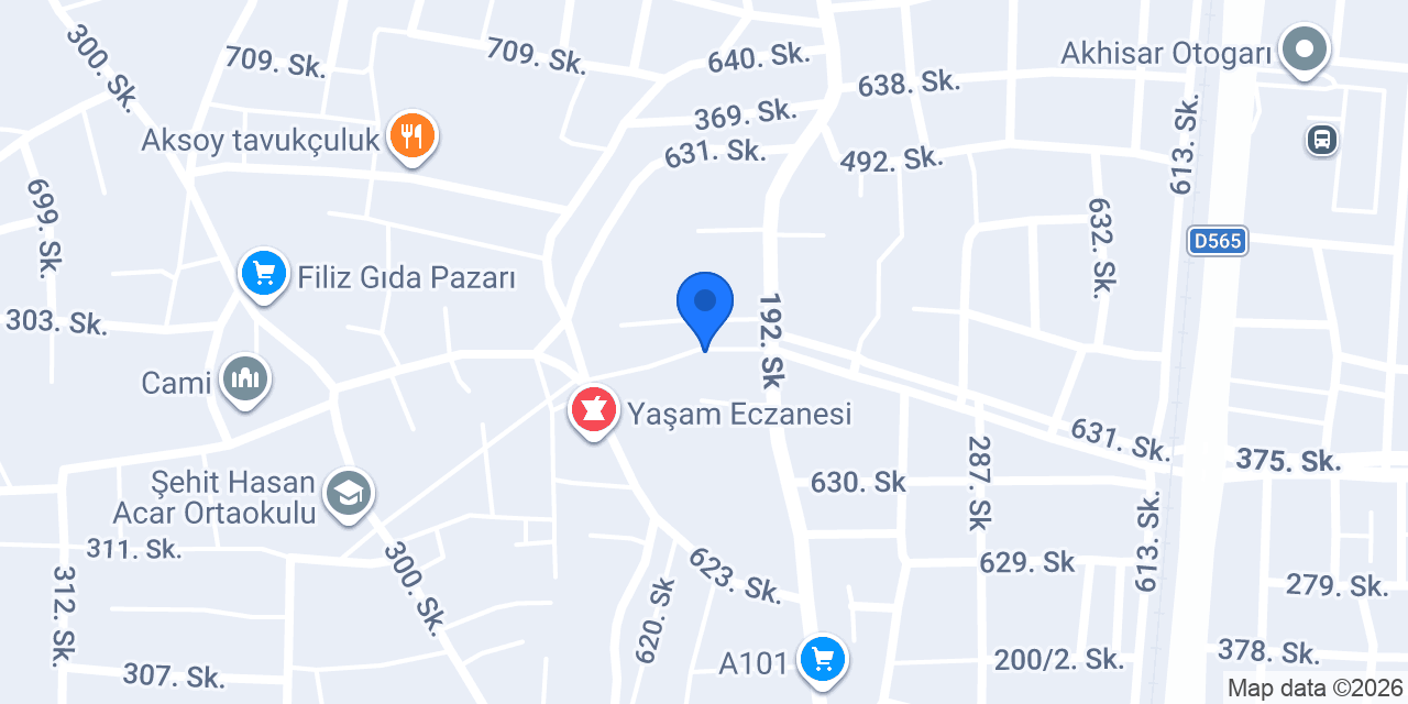 Akhisar Dağlı Halı konumu