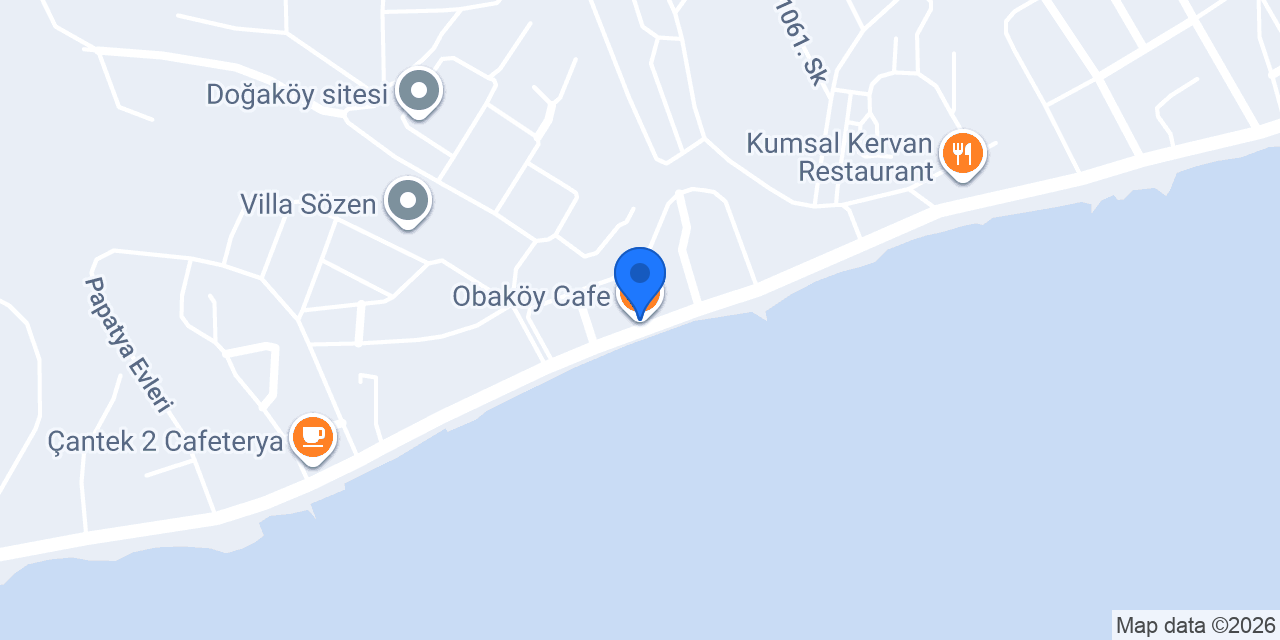 Obaköy Cafe konumu