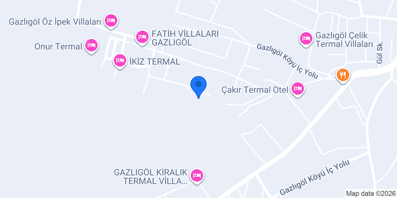 Reis Apart Termal Otel konumu