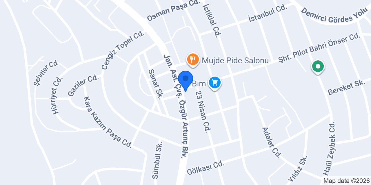 Gördes Ticaret Odası konumu