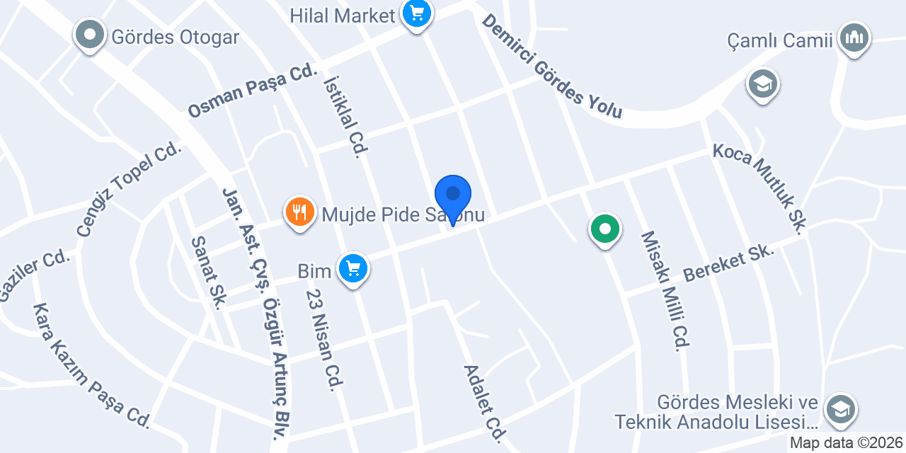 Öğretici SEÇ Market konumu