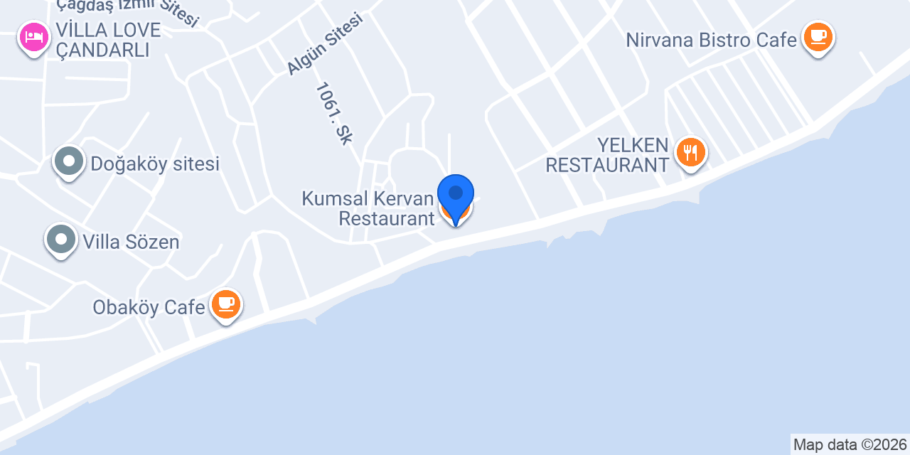 Çandarlı Altınkent Kervan Restaurant konumu