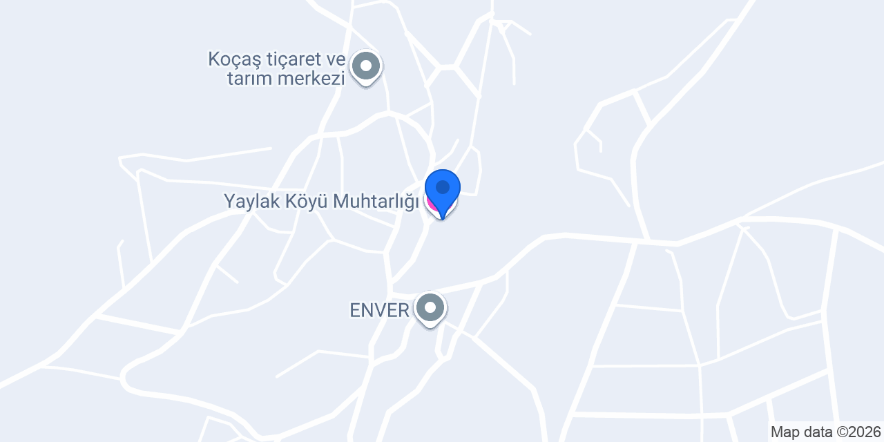 Yaylak Köyü Muhtarlığı konumu