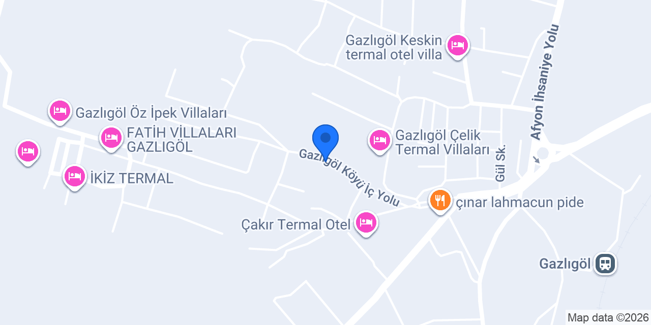 Dost Termal Pansiyon konumu