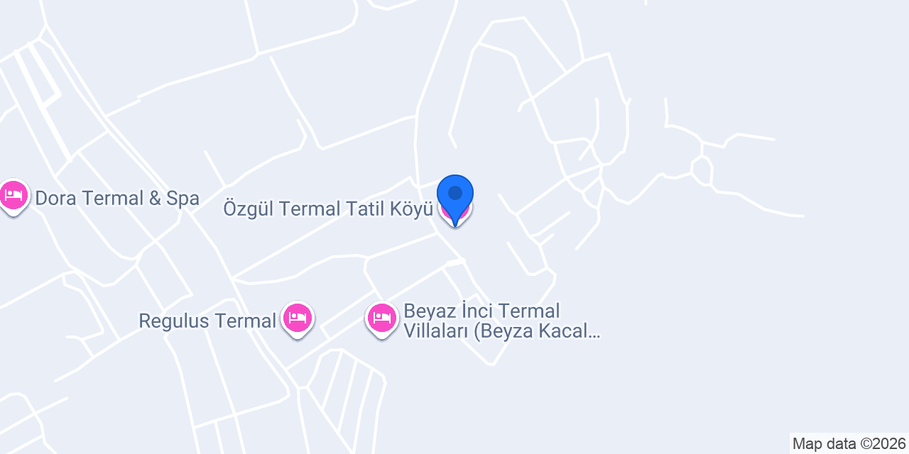Özgül Termal Tatil Köyü konumu