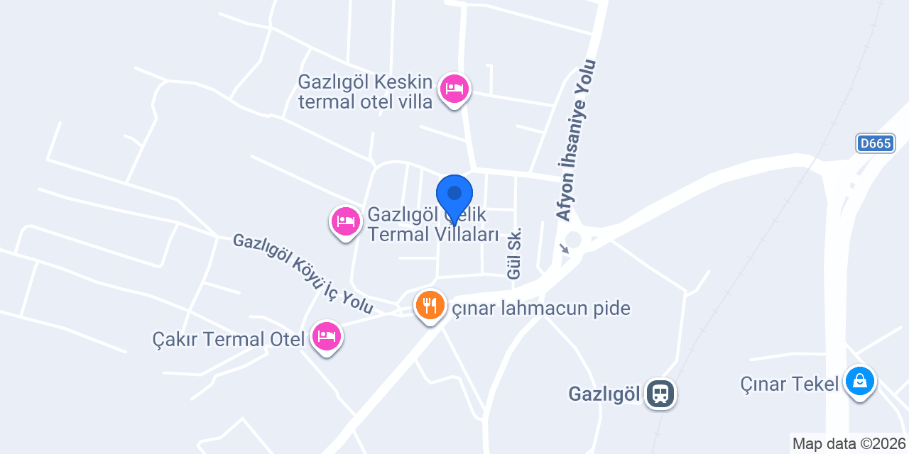 Arslan Termal konumu