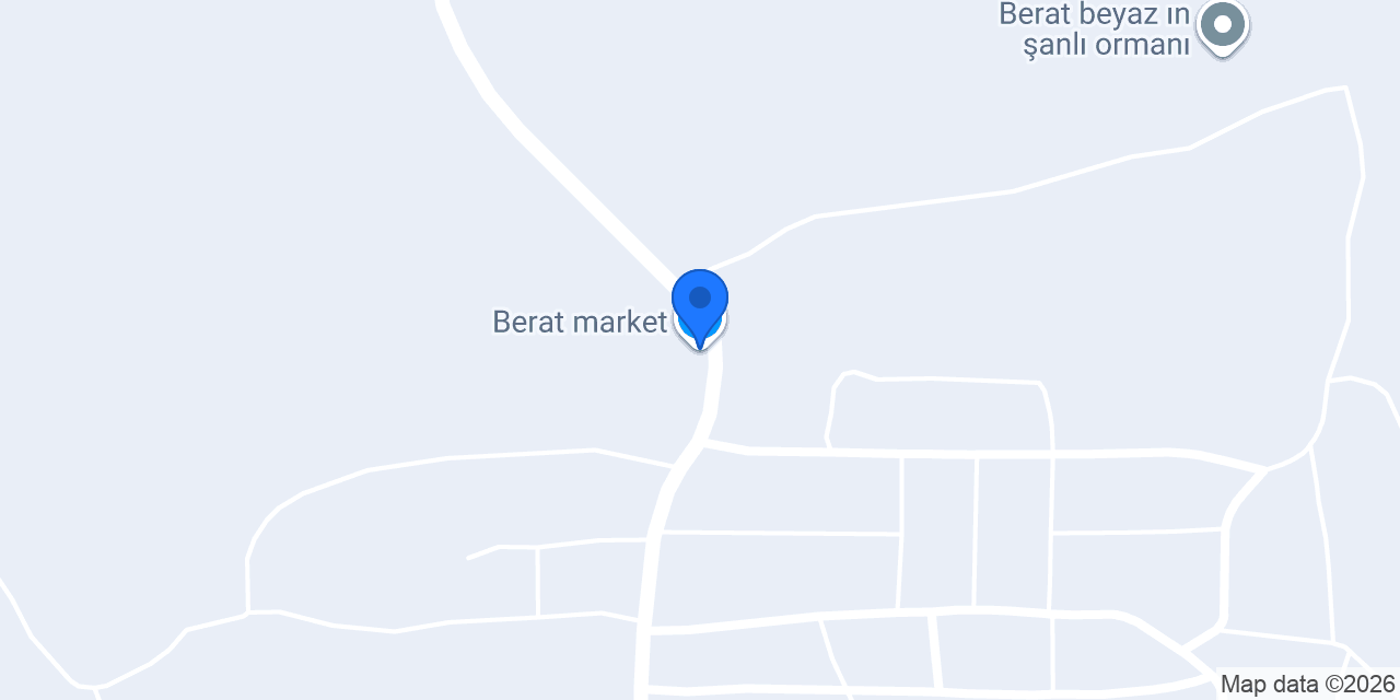 Berat market konumu