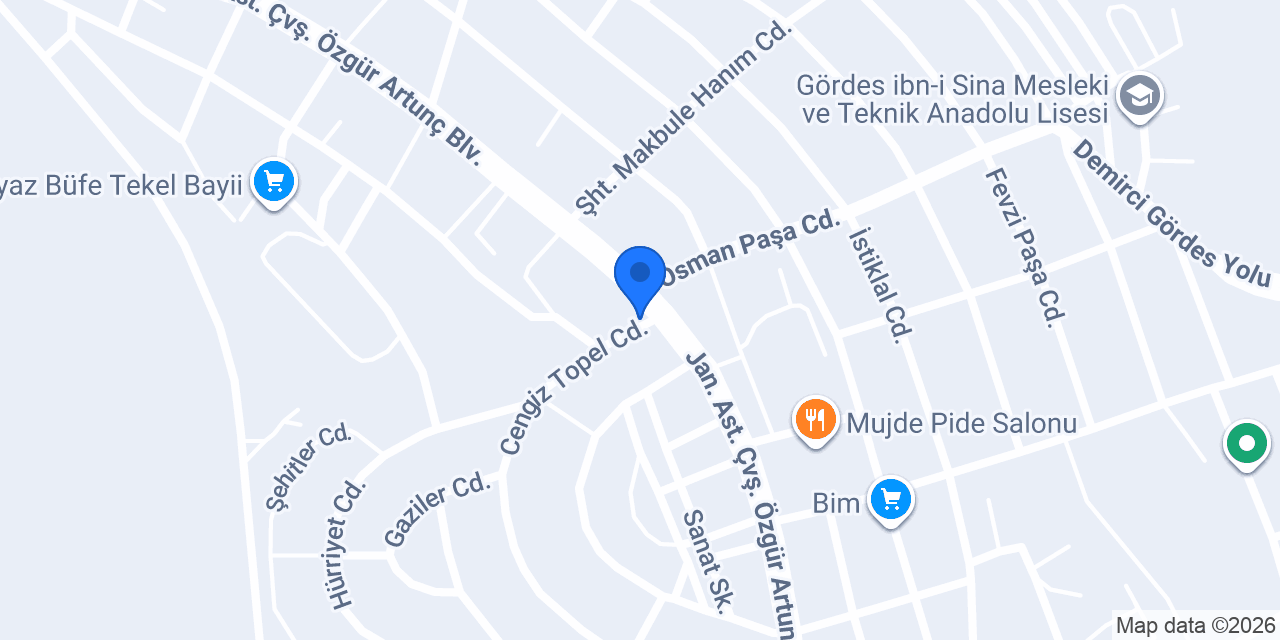 Yüksel Oto Lastik konumu
