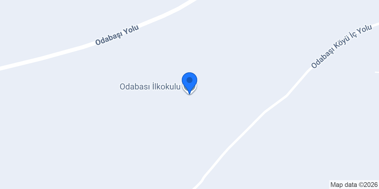 Odabası İlkokulu konumu