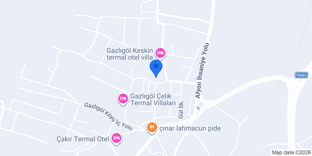 Emel Termal Villa konumu