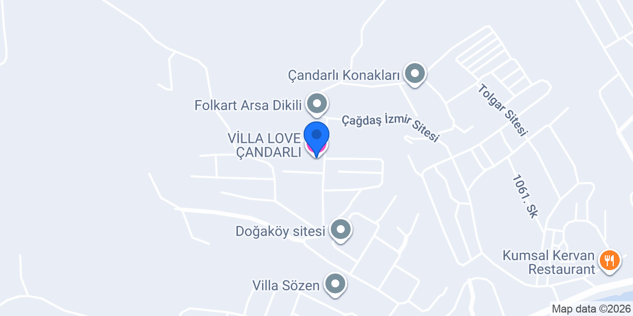 VİLLA LOVE ÇANDARLI konumu