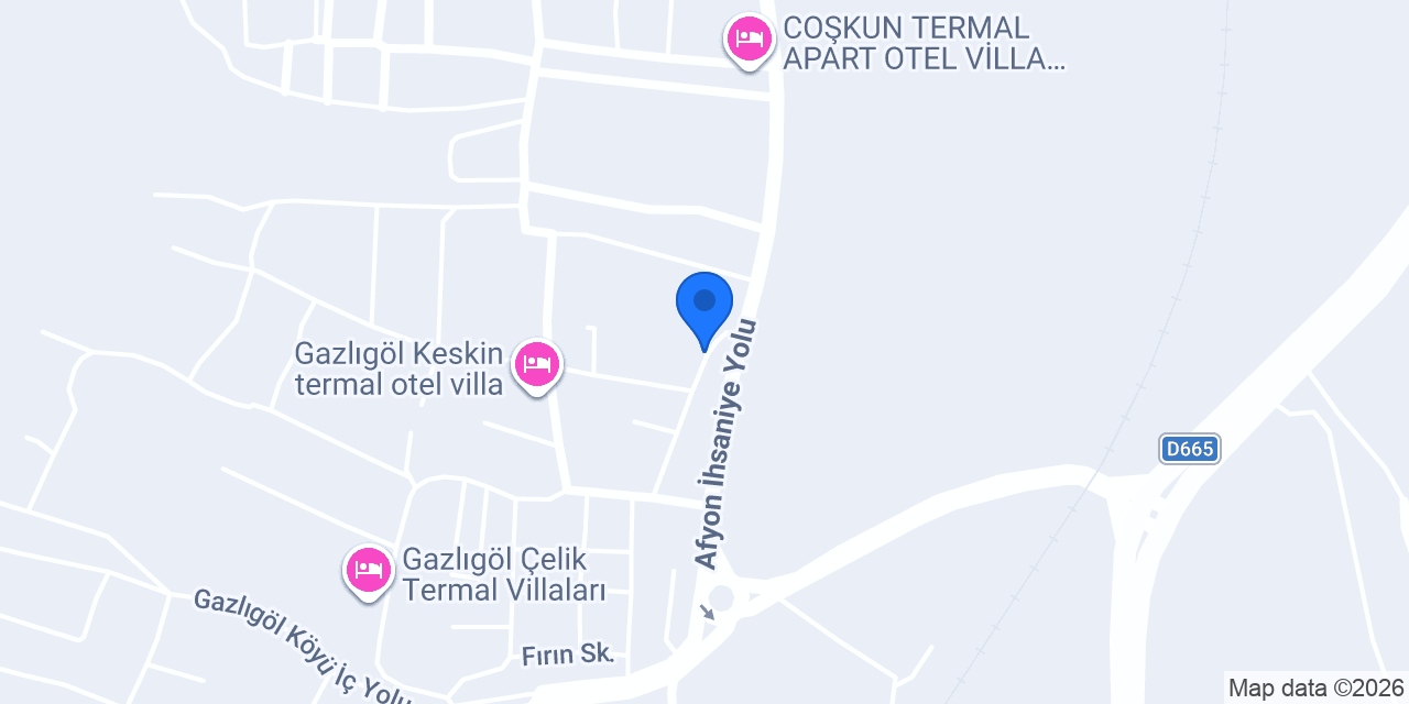 Ana Termal Otel konumu