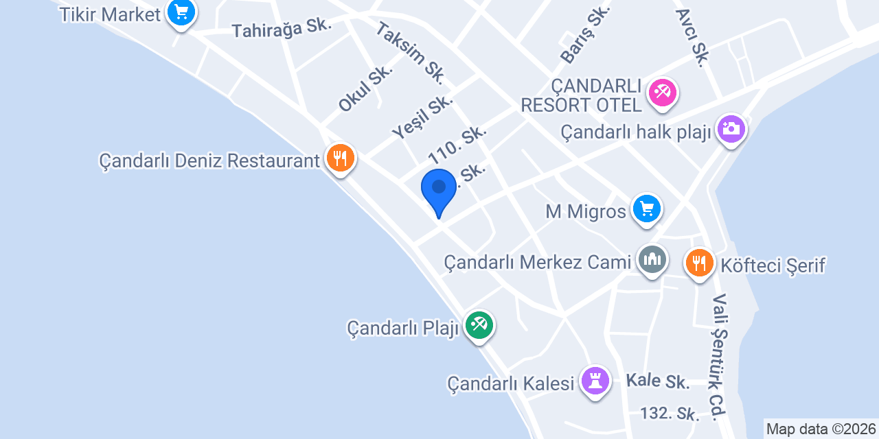 Gül Pansiyon konumu