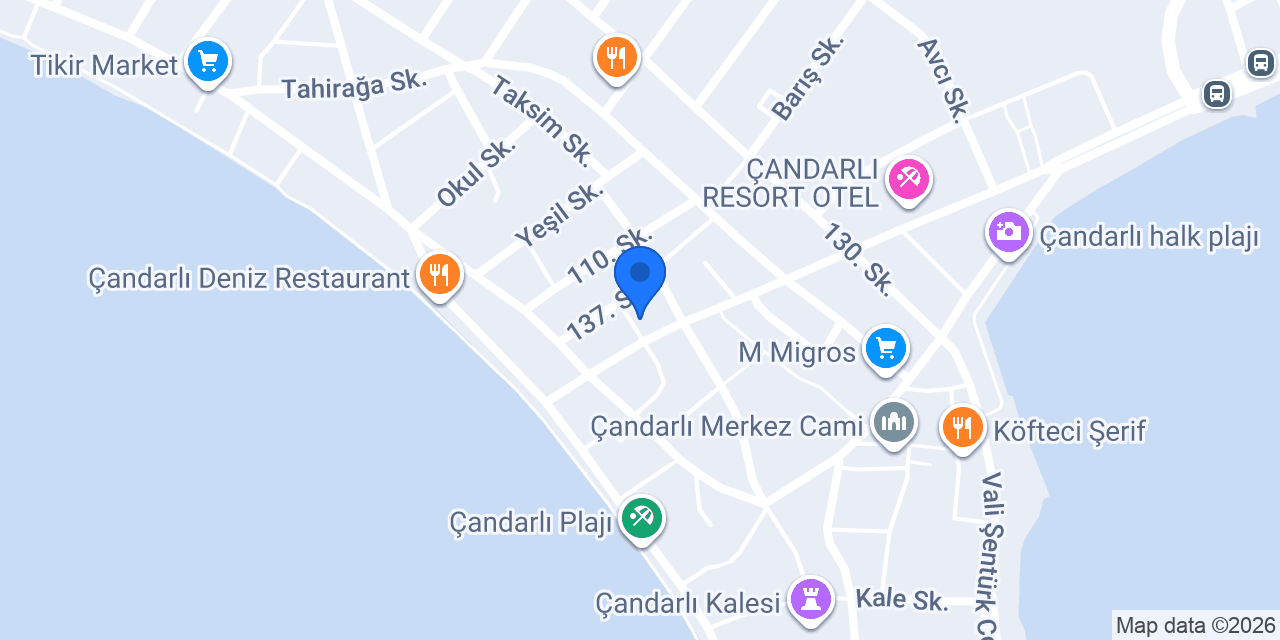 Çandarlı sahil tavukçuluk konumu