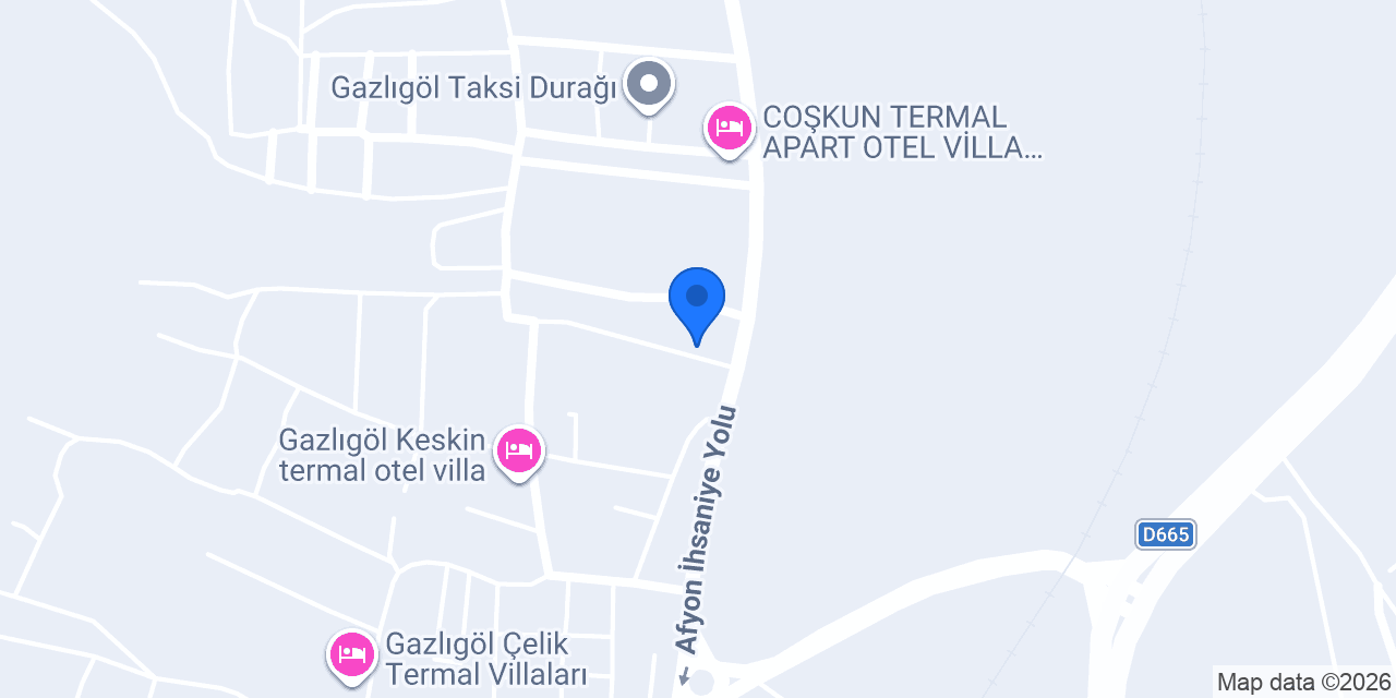 Gazlıgöl Belediyesi konumu