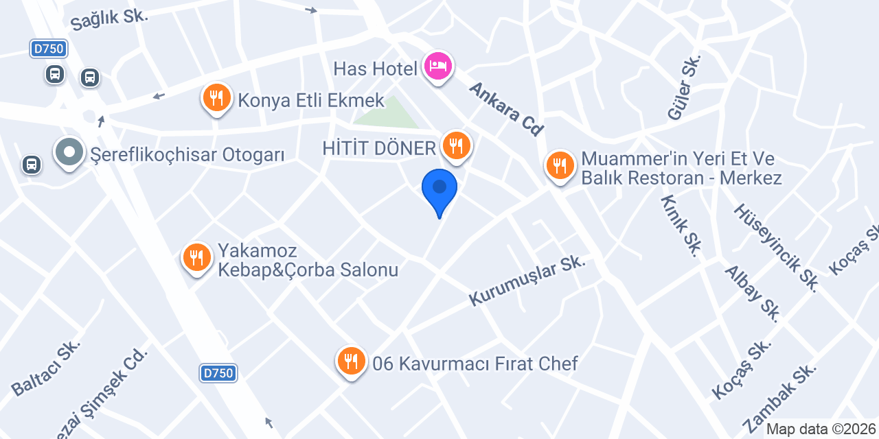 Şabettin Akyüzz Kuaför konumu