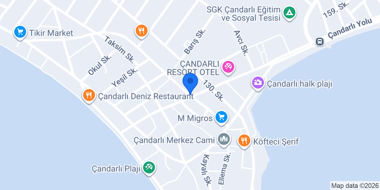 Çandarlı Mehmet Dilsiz Ortaokulu konumu