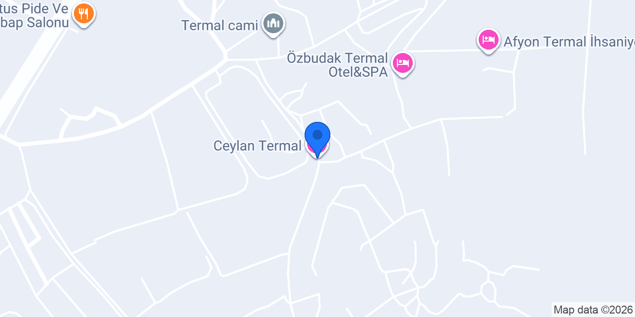 Ceylan Termal konumu