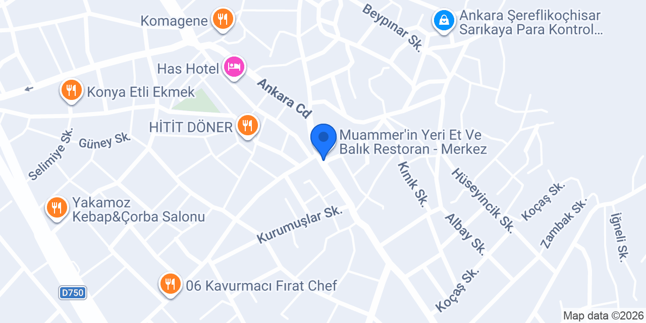 Çelikler Taksi Durağı konumu