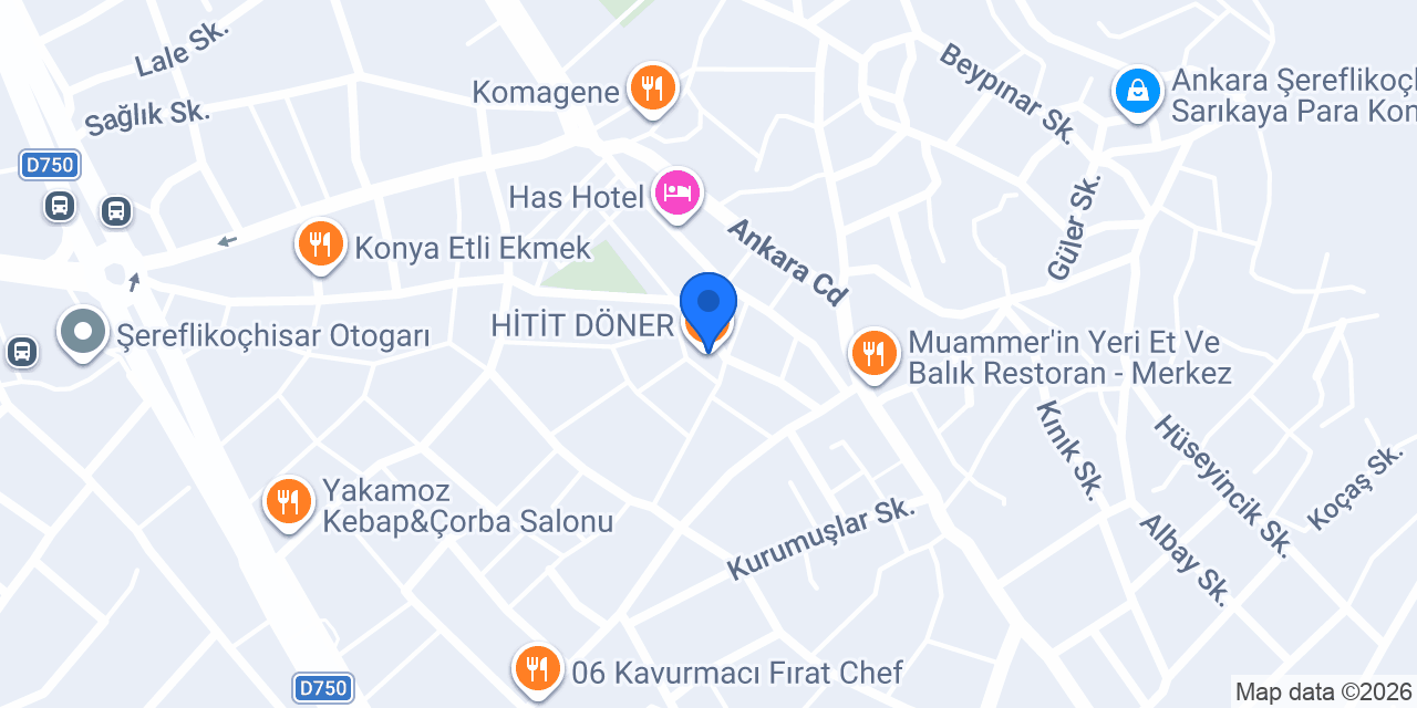 HİTİT DÖNER konumu
