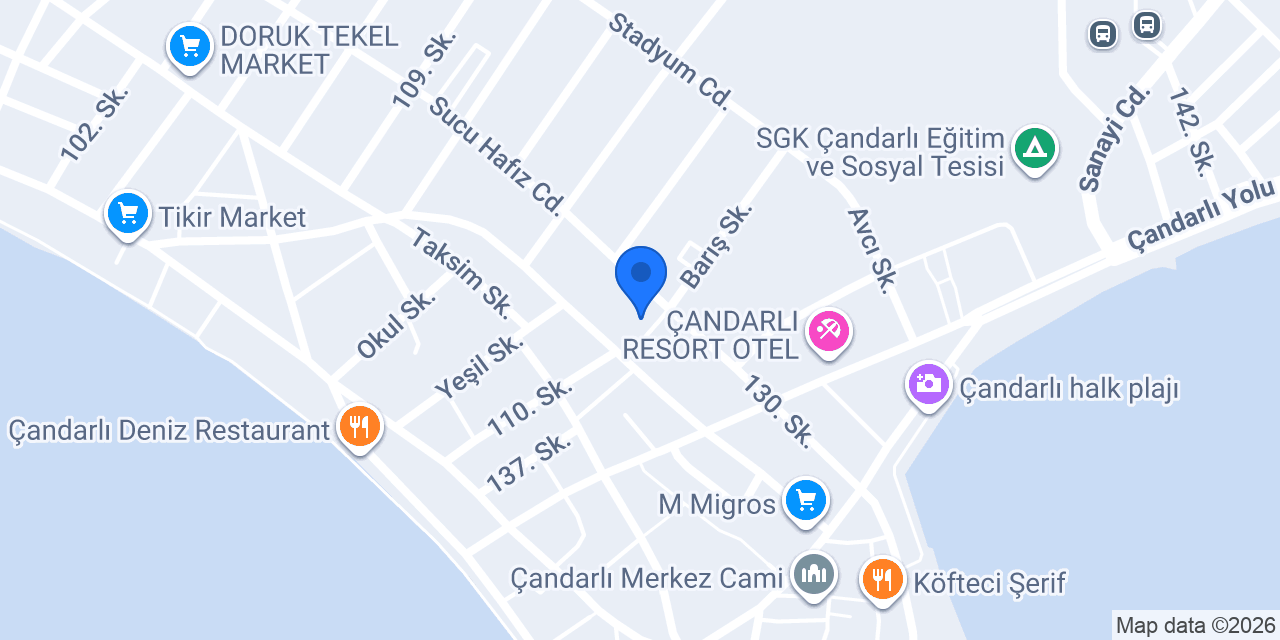 Kybele Tayfa Otel konumu