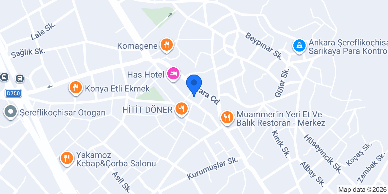 Anadolu Mobilya konumu