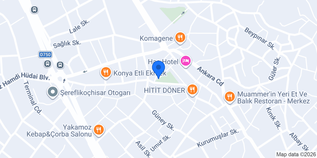 Mavera Cafe konumu