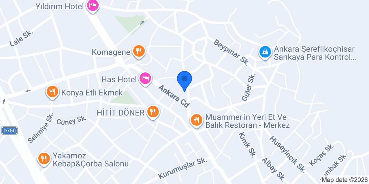 KALE SPOT ŞEREFLİKOÇHİSAR konumu