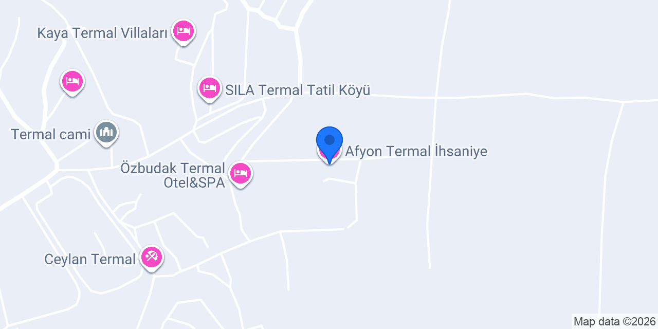 Afyon Termal İhsaniye konumu