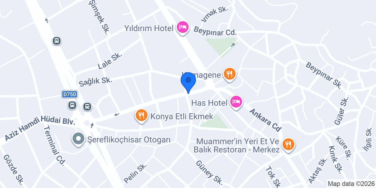 ŞEREFLİKOÇHİSAR YİĞİT EMLAK konumu