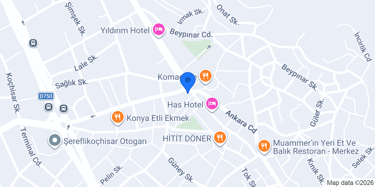 Eroğlu Kırtasiye konumu