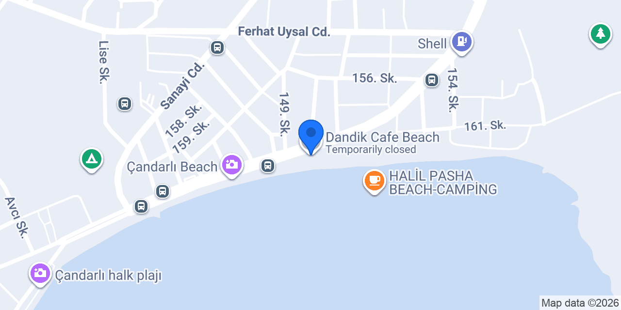 Dandik Cafe Beach konumu