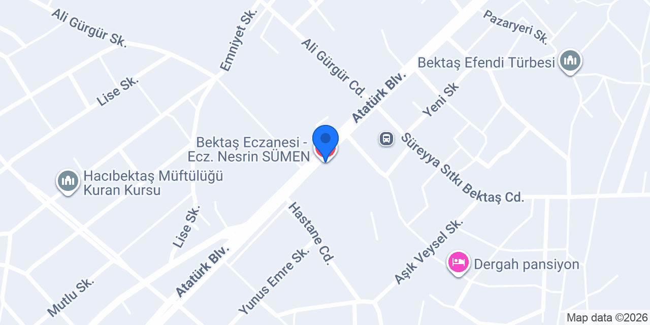 KÜN Sanat Atölyesi konumu
