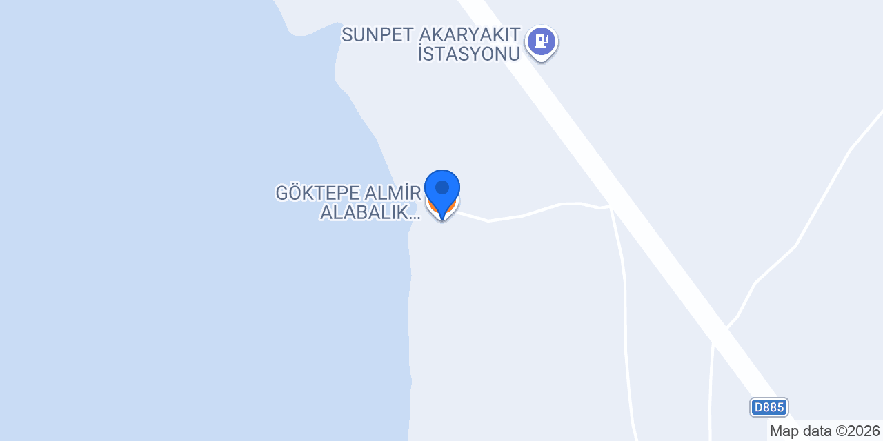 GÖKTEPE ALMİR ALABALIK RESTAURANT konumu