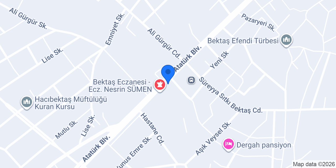 Nevşehir Seyahat konumu