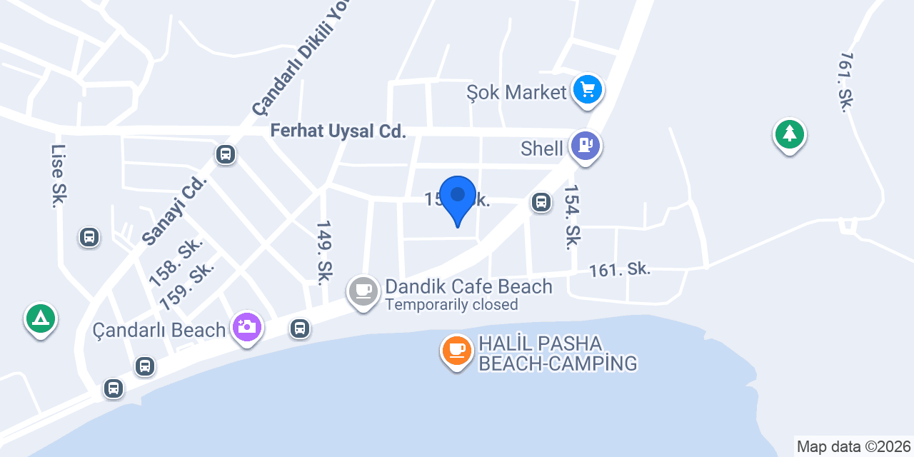 Çardak cafe & kamping konumu