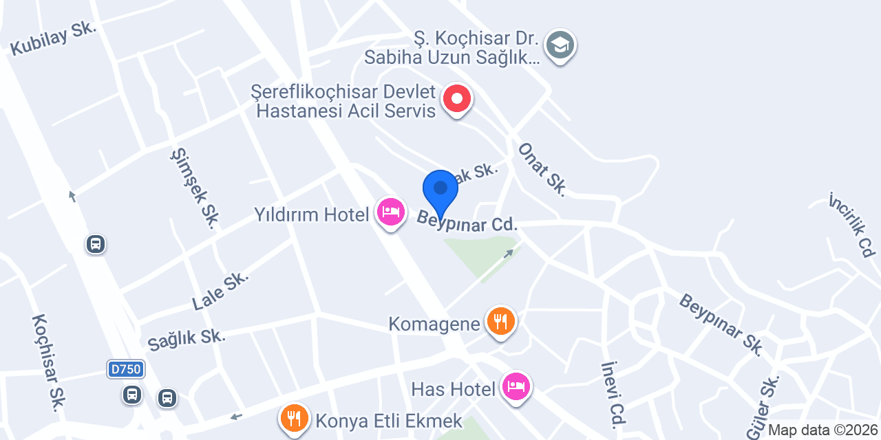 Özhisar Sürücü Kursu konumu