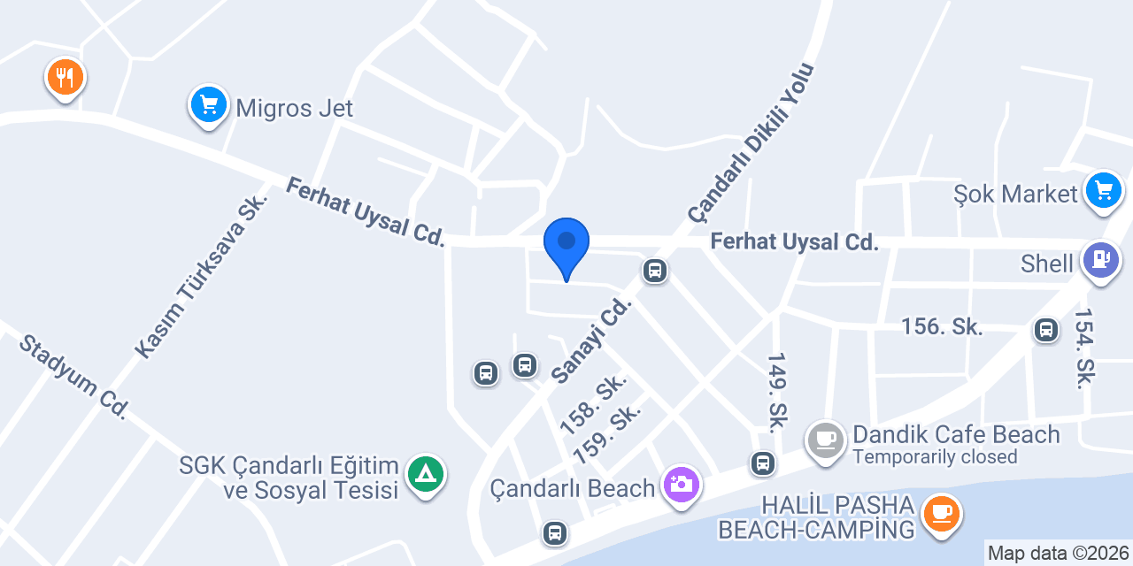 Çandarlı yol yardım konumu