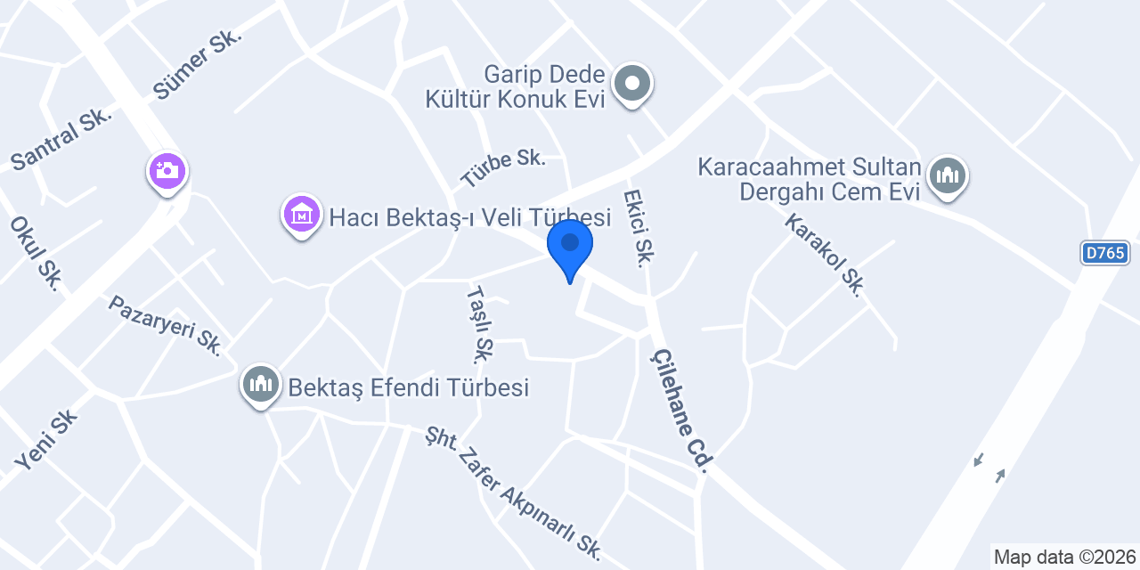 Hacıbektaş Yeldeğirmeni konumu