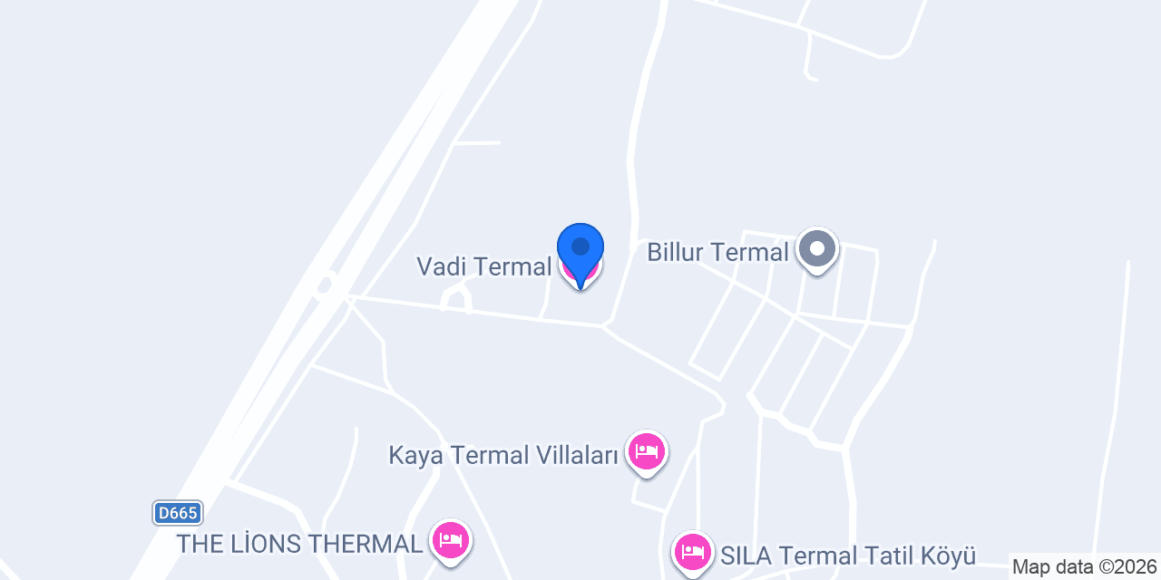 Vadi Termal konumu