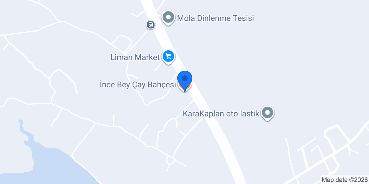İnce Bey Çay Bahçesi konumu