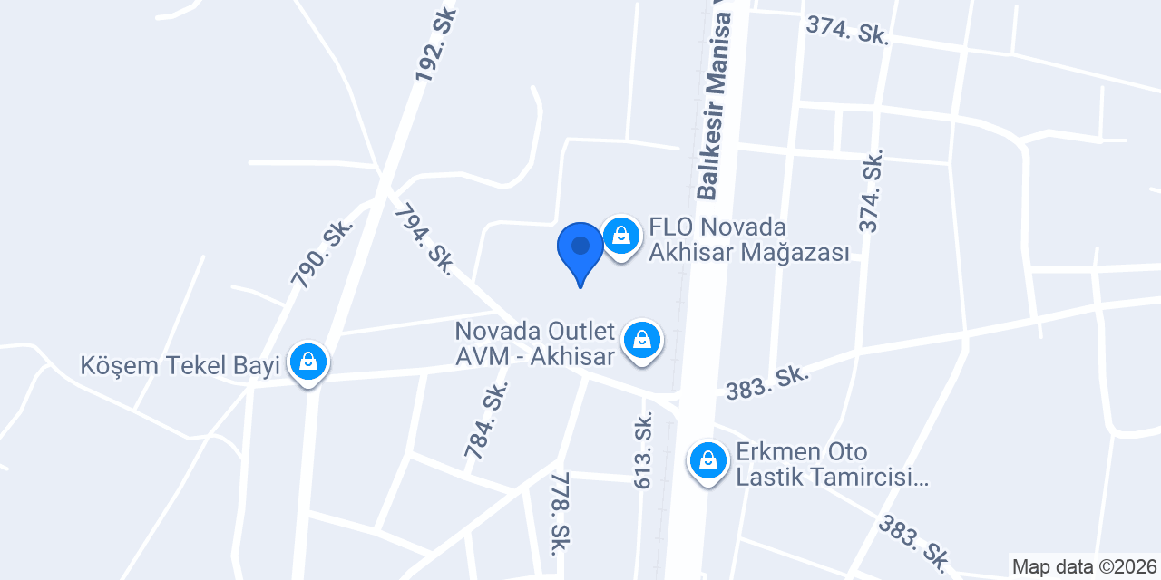 Kelebek Mobilya - Akhisar konumu