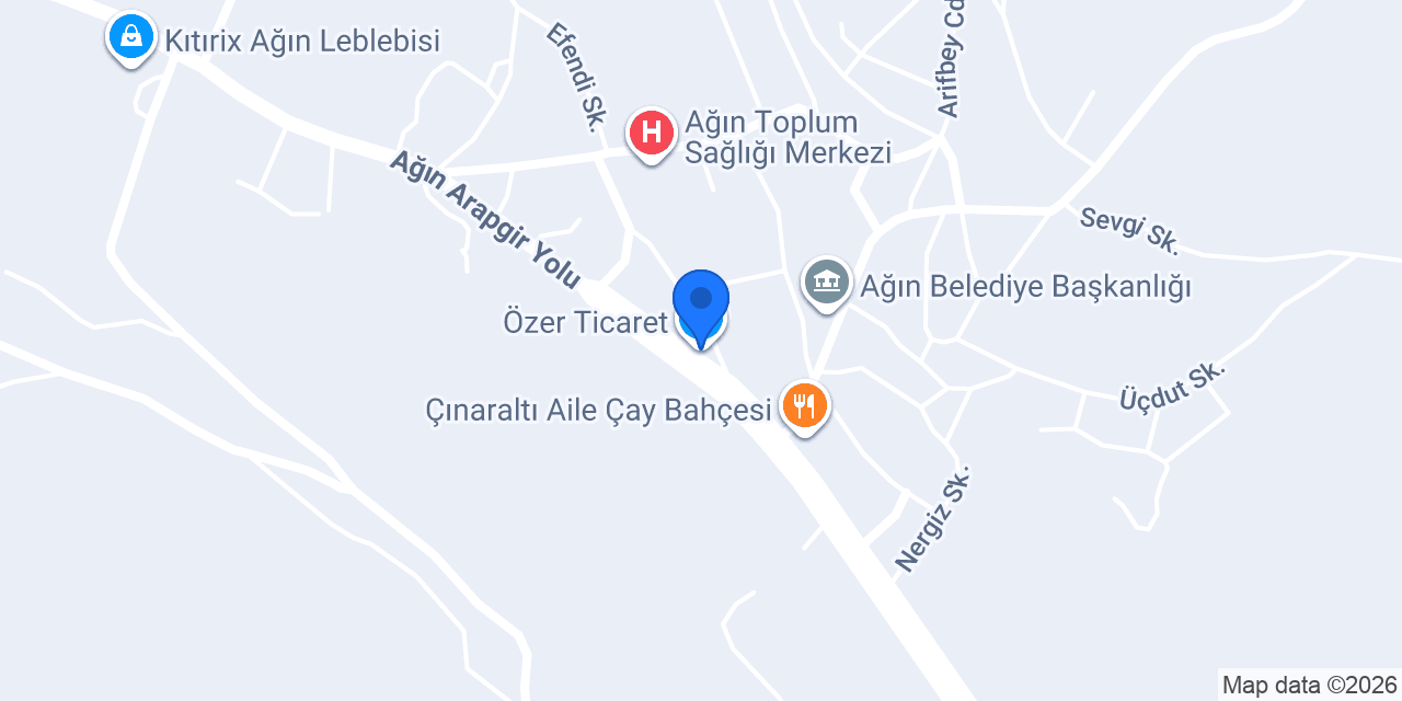 Özer Ticaret konumu