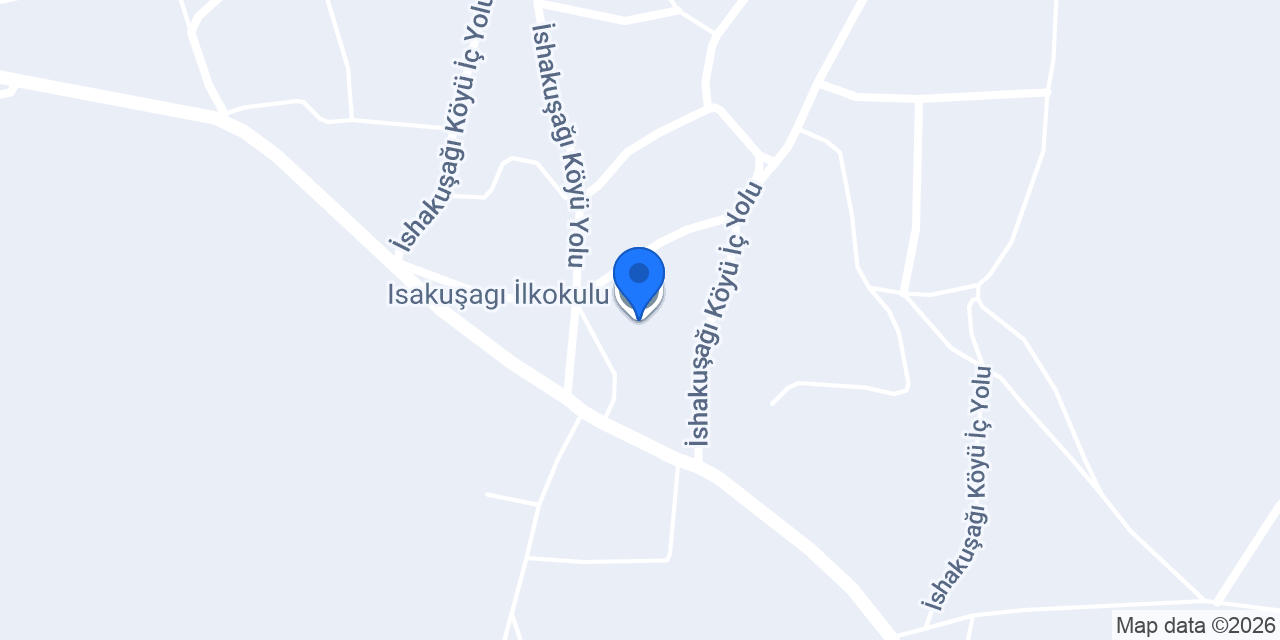 Isakuşagı İlkokulu konumu