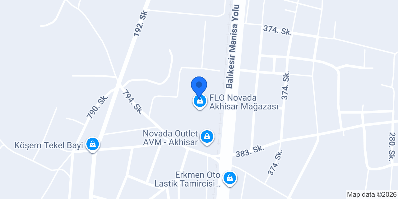 Özdilek Ev Tekstili konumu